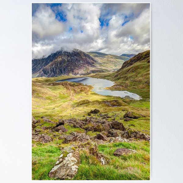 Item preview, Idwal Lake Cwm Idwal Snowdonia Wales designed and sold by AJEvans.