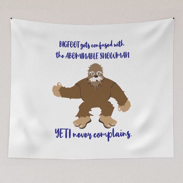 Item preview, Bigfoot, Abominable Snowman, Yeti designed and sold by ittybittyowl.