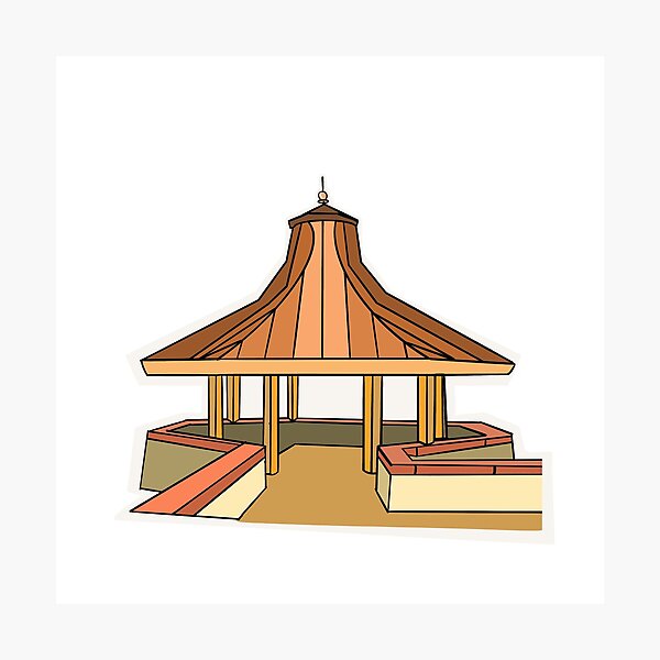 Item preview, Gazebo Geneseo designed and sold by katgwoods.