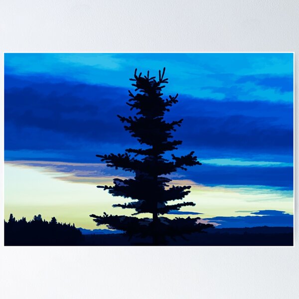 Item preview, Abstract pine tree designed and sold by CanadianWild418.