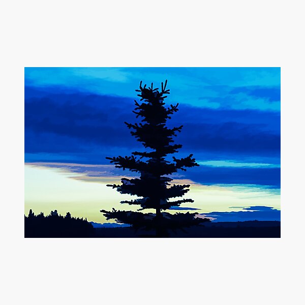 Item preview, Abstract pine tree designed and sold by CanadianWild418.