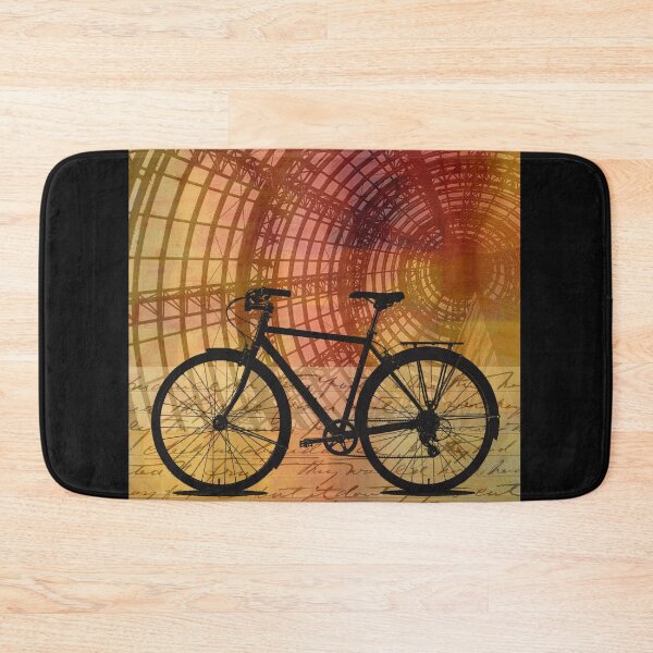 Item preview, Bicycle Silhouette Collage Art designed and sold by NancyMerkle.