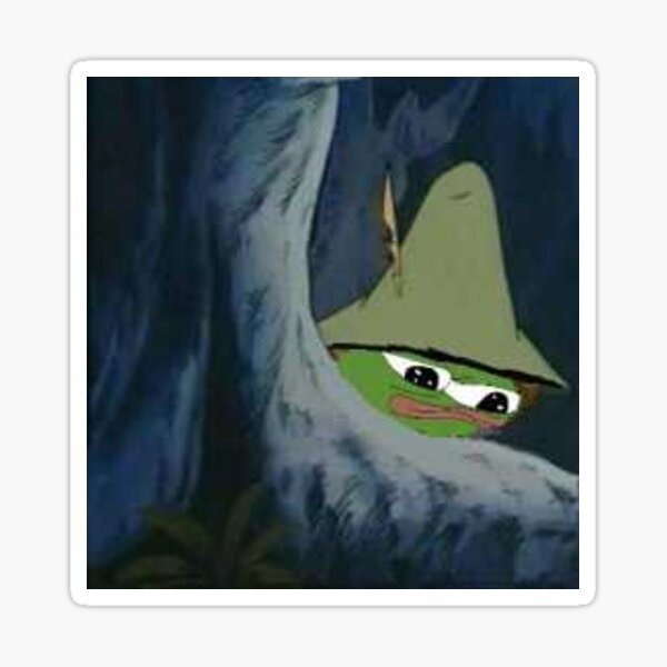 Pepe Snufkin Sticker