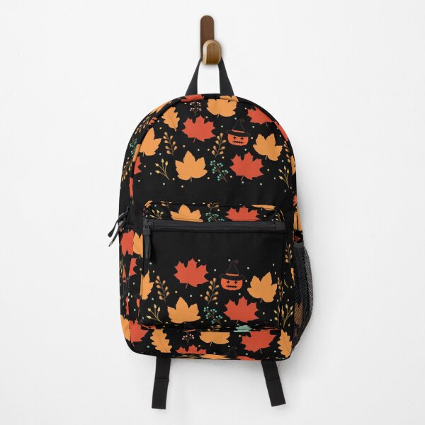 Item preview, Vintage Halloween Pumpkin Patterns , Autumn Fall Leaves Halloween Gifts designed and sold by UniqueMw.