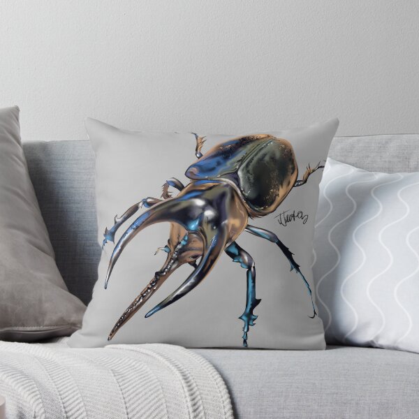 Item preview, Rhinoceros beetle, Moellenkampi  designed and sold by bluejayknits.