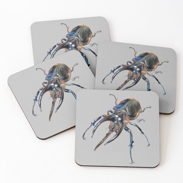 Item preview, Rhinoceros beetle, Moellenkampi  designed and sold by bluejayknits.