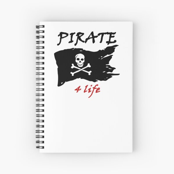 Item preview, PIRATE 4 Life - wild free adventurous rogue water rough seas of life challenge accepted outside comfort zone designed and sold by DOM-Shop.