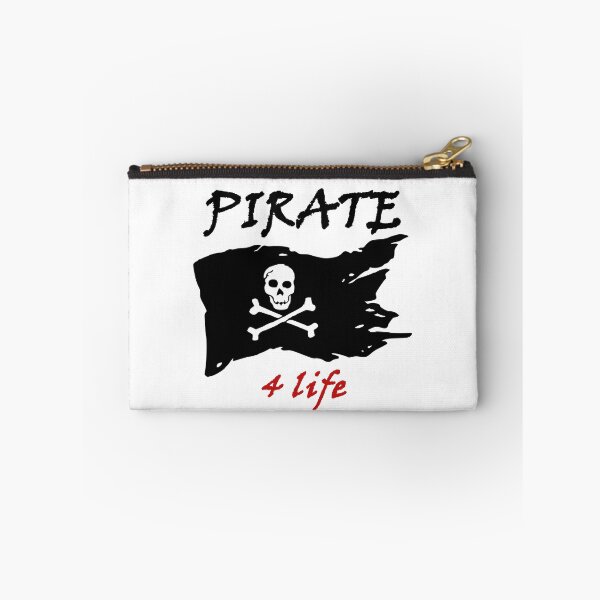 Item preview, PIRATE 4 Life - wild free adventurous rogue water rough seas of life challenge accepted outside comfort zone designed and sold by DOM-Shop.