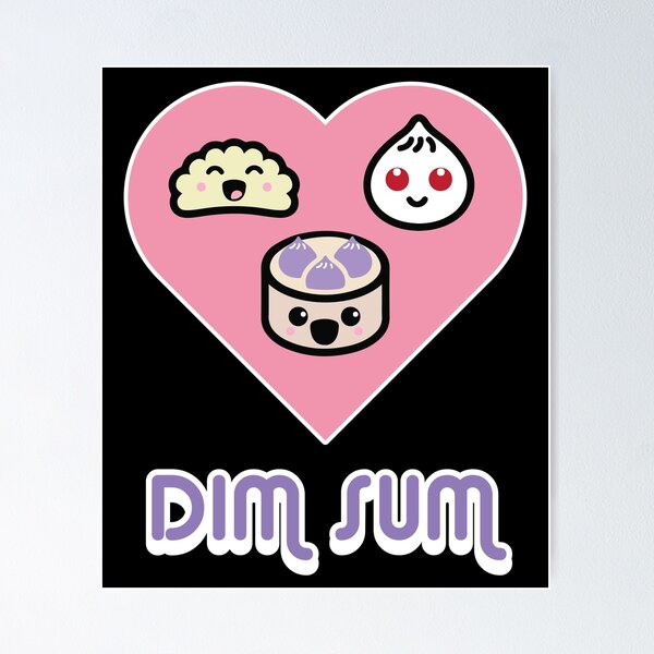 Item preview, DIM SUM LOVE bao dumplings chinese food designed and sold by Reeks808.