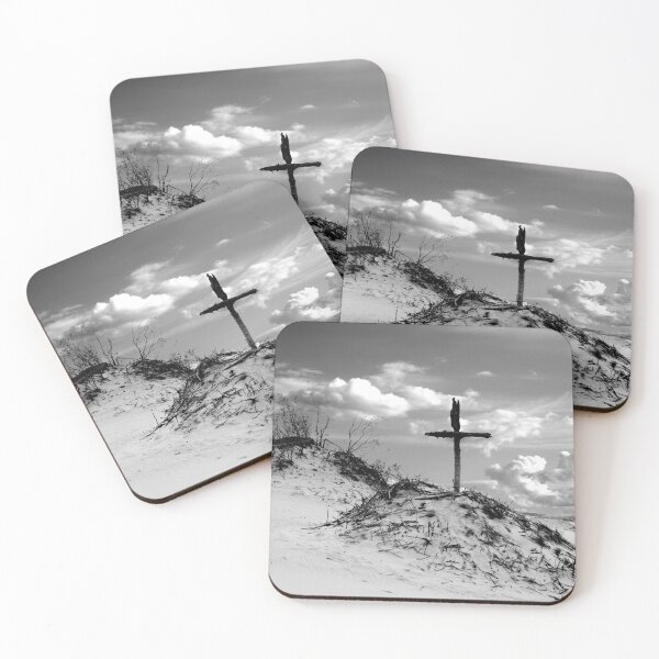 Item preview, Golden dunes with a cross designed and sold by 4Seasons.