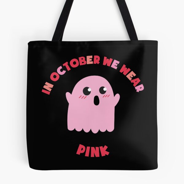 Item preview, In October We Wear Pink Breast Cancer Support designed and sold by kurokameart.