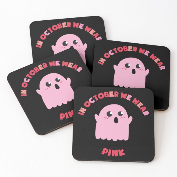 Item preview, In October We Wear Pink Breast Cancer Support designed and sold by kurokameart.