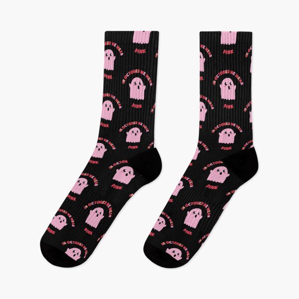 Item preview, In October We Wear Pink Breast Cancer Support designed and sold by kurokameart.