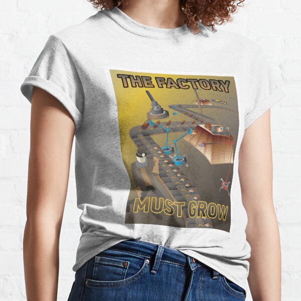 The Factory Must Grow - Factorio Poster Classic T-Shirt