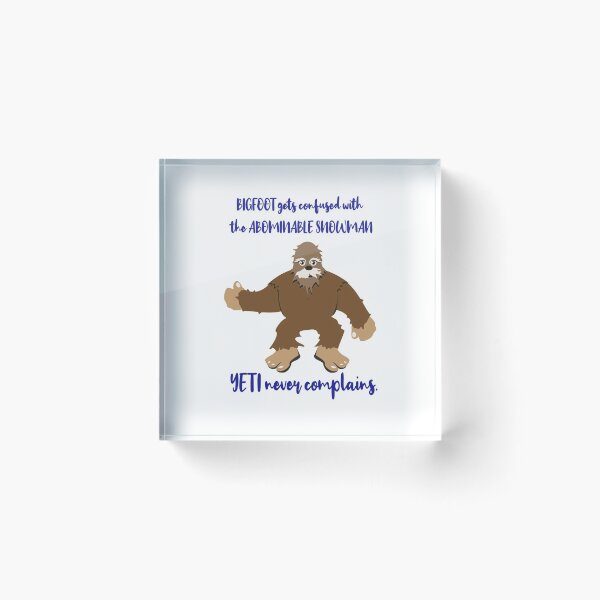 Item preview, Bigfoot, Abominable Snowman, Yeti designed and sold by ittybittyowl.