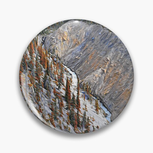 Item preview, Abstract valley scene designed and sold by CanadianWild418.
