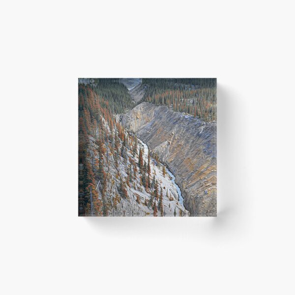 Item preview, Abstract valley scene designed and sold by CanadianWild418.