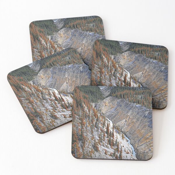 Item preview, Abstract valley scene designed and sold by CanadianWild418.