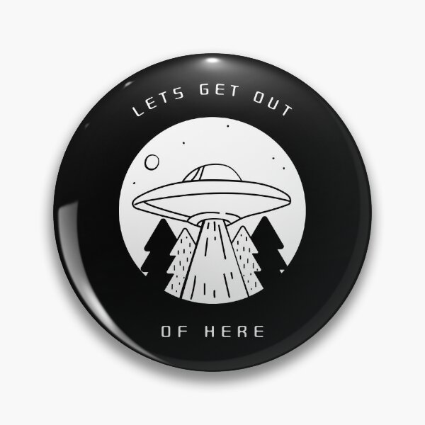 Item preview, Lets Get Out of Here UFO designed and sold by Web CreationsNL.
