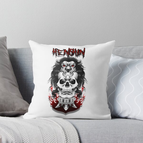 Artikelvorschau, Schädel Löwe Henshin Tattoo Studio T-Shirt entworfen und verkauft von Vazhenshin.