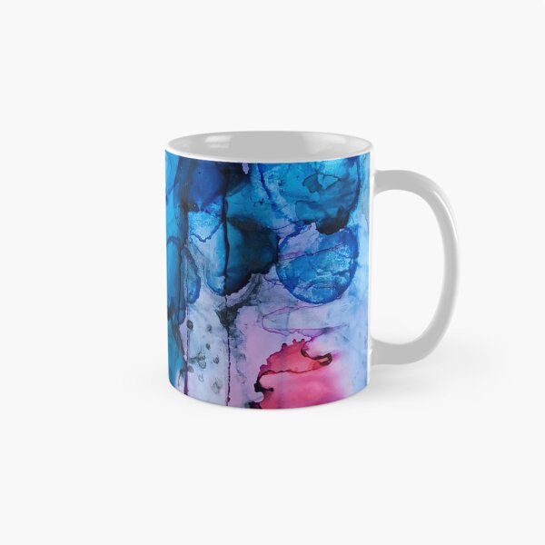 Item preview, Circles in Blue Alcohol Ink designed and sold by Artfully Abstracted.
