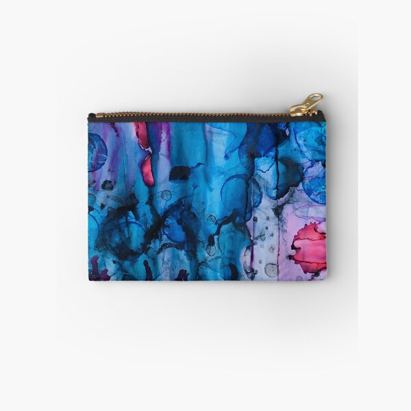 Item preview, Circles in Blue Alcohol Ink designed and sold by Artfully Abstracted.
