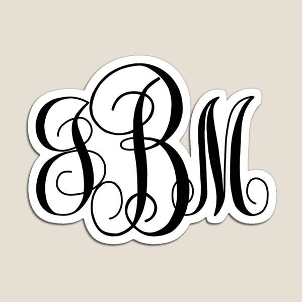 Item preview, JMB monogram black designed and sold by hannahmelnick.