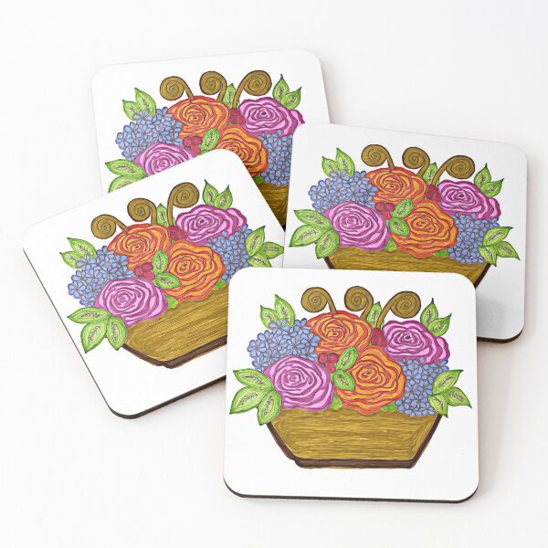 Item preview, Artsy Dahlias  designed and sold by deboraeastcott.