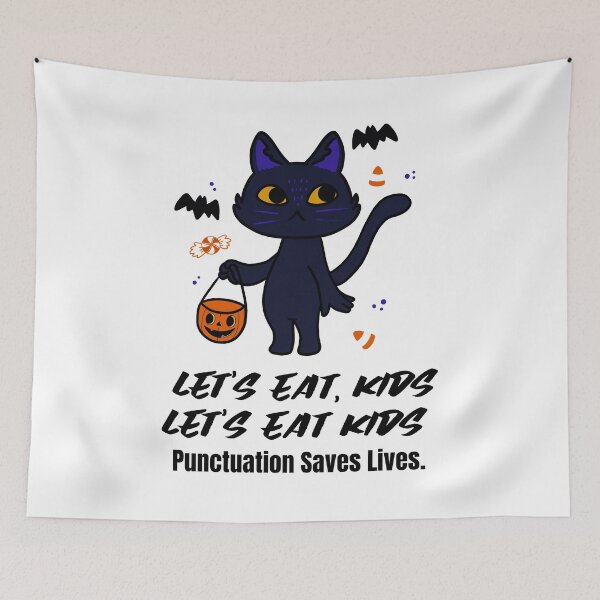 Item preview,  Let's Eat Kids Punctuation Saves Lives designed and sold by Skaters.