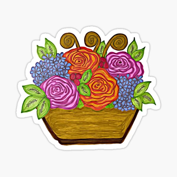 Item preview, Artsy Dahlias  designed and sold by deboraeastcott.