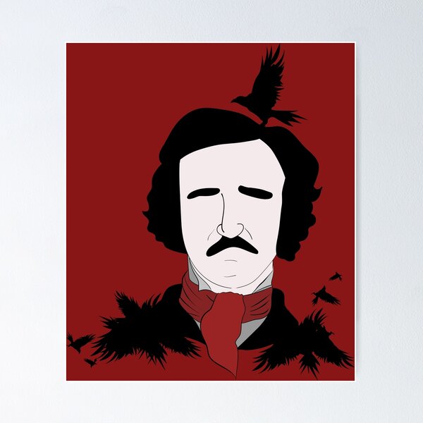 Item preview, Edgar Allan Poe and ravens  designed and sold by MauvaisTon.