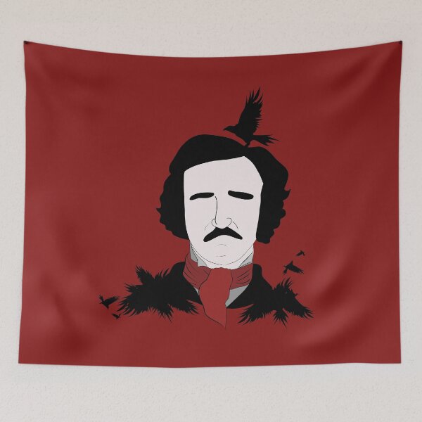 Item preview, Edgar Allan Poe and ravens  designed and sold by MauvaisTon.