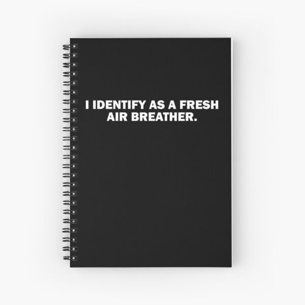 Aperçu de l'œuvre Je m'identifie comme un respirateur d'air frais créée et vendue par TheMattDesigns.