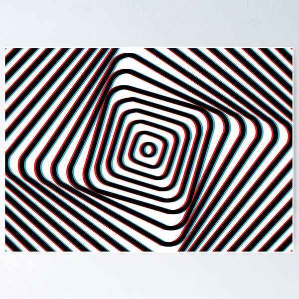 Aperçu de l'œuvre Les illusions d'optique créée et vendue par justacreative.