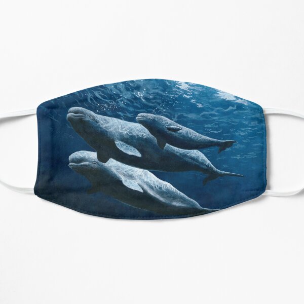 Belugas of the St. Lawrence Flat Mask