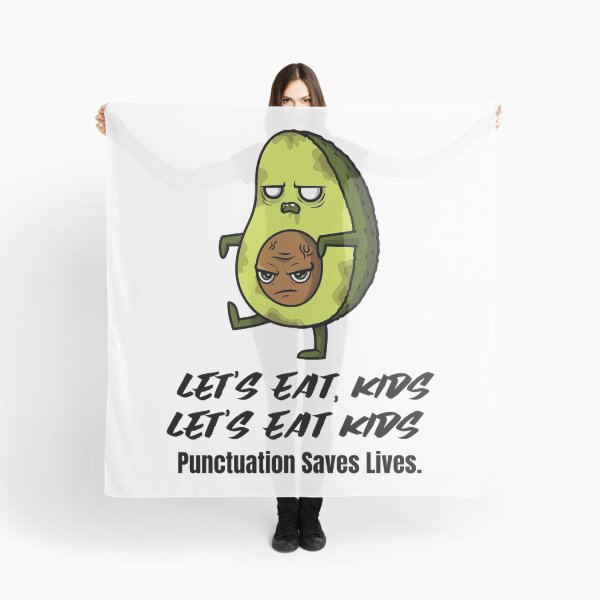 Item preview, Let's Eat Kids Punctuation Saves Lives designed and sold by Skaters.