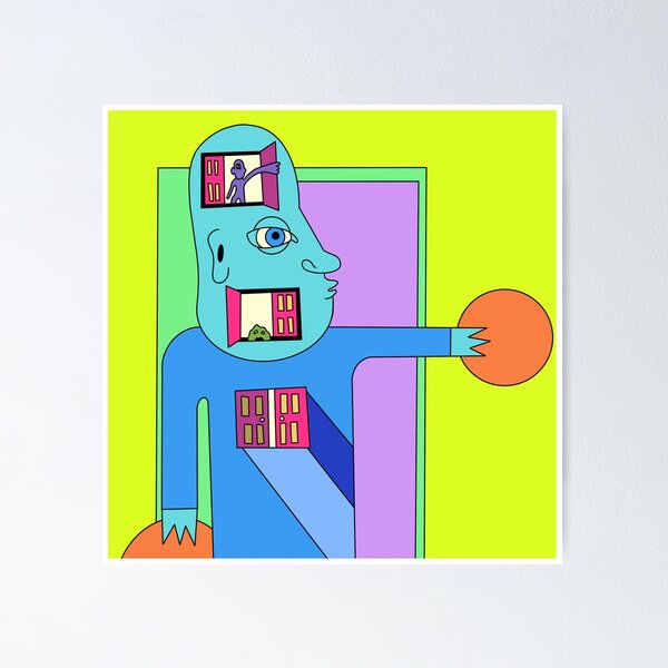 Item preview, Still Woozy album cover doodle BS designed and sold by laurhog.