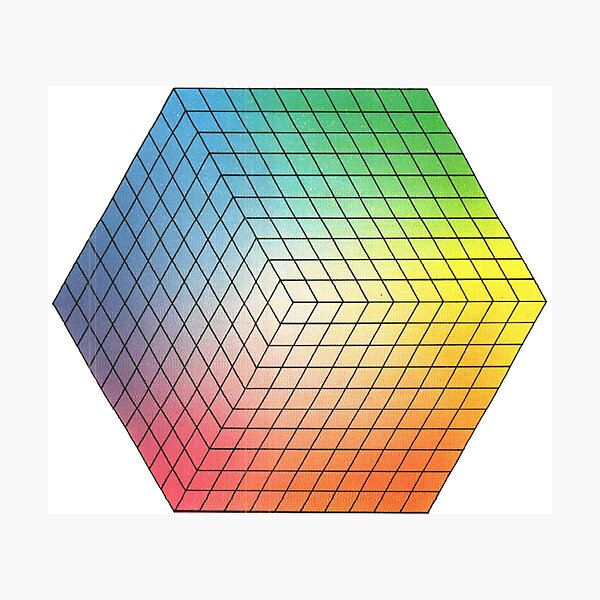 Item preview, Optical Illusion Rainbow Color Study No.1 designed and sold by elevens.