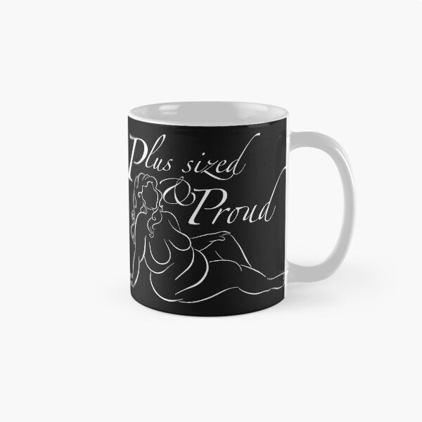 Item preview, Plus sized and proud - body positive slogan  designed and sold by BopoWatercolour.
