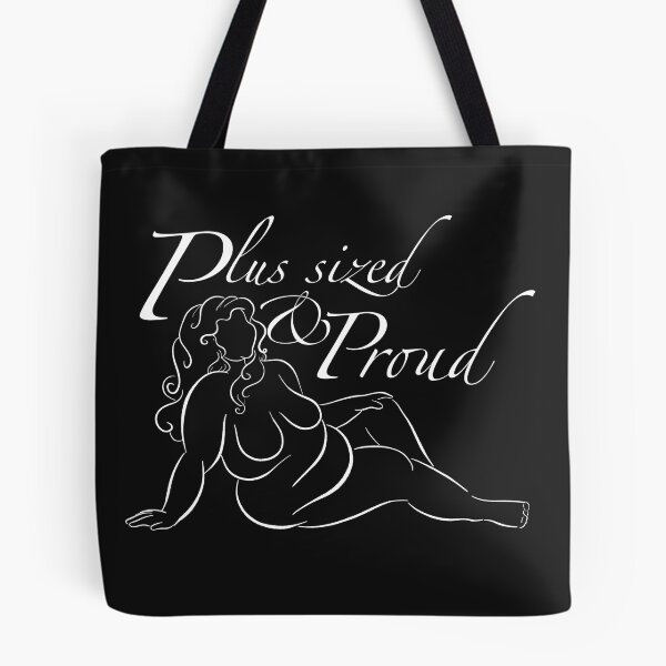Item preview, Plus sized and proud - body positive slogan  designed and sold by BopoWatercolour.