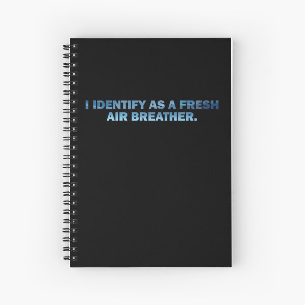 Aperçu de l'œuvre Je m'identifie comme un respirateur d'air frais créée et vendue par TheMattDesigns.