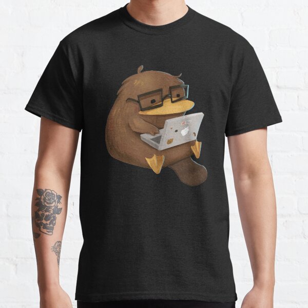 Nerdy Platypus Classic T-Shirt