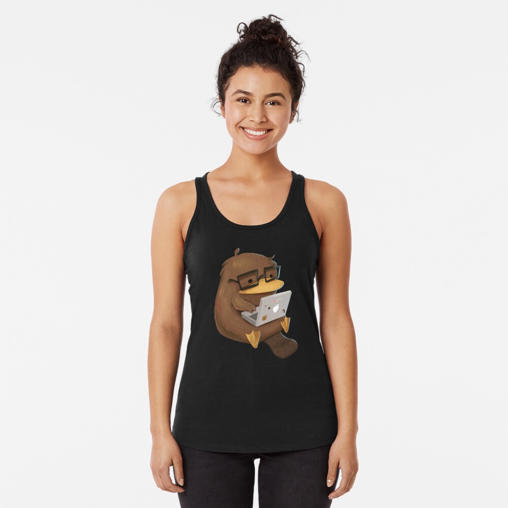 Vista previa del artículo con la obra «Camiseta con espalda nadadora», diseñado y vendido por Pameloo.