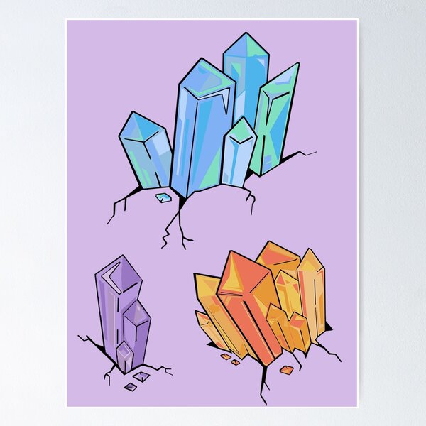 Aperçu de l'œuvre Cristal pastel créée et vendue par Destotim.
