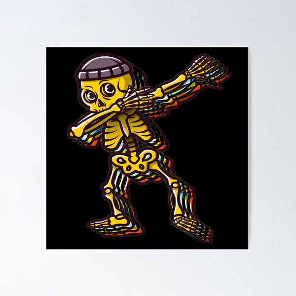 Item preview, Dabbing Skeleton - Skeleton Dabbing Yellow designed and sold by Coder-T.