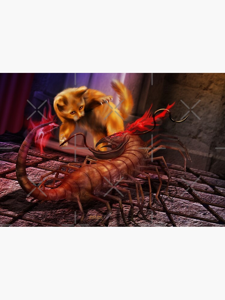 Kitten and Nightling Battle by leever