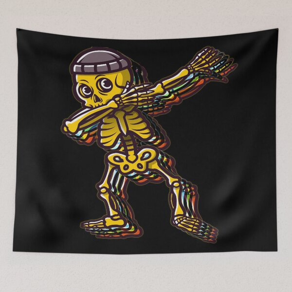 Item preview, Dabbing Skeleton - Skeleton Dabbing Yellow designed and sold by Coder-T.