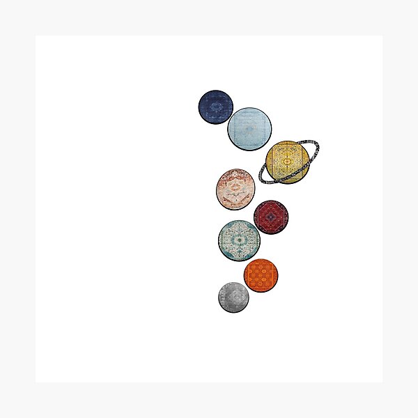 Item preview, Persian rug Solar System designed and sold by F F.
