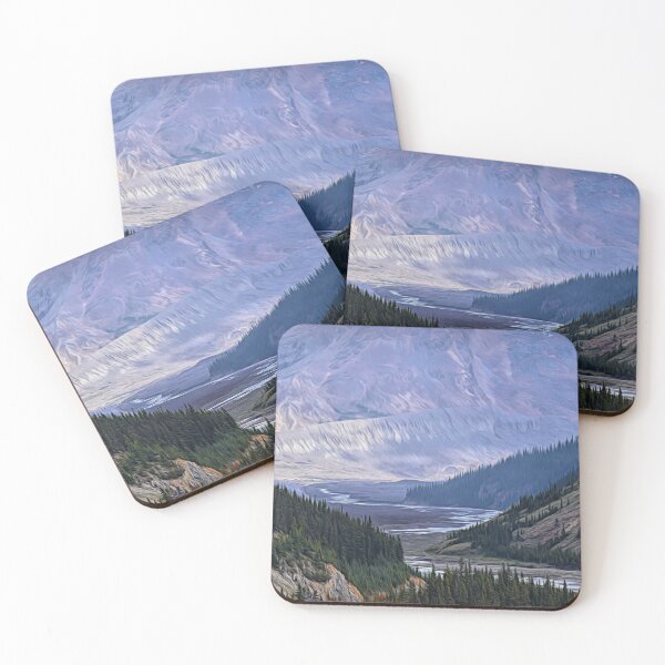 Item preview, mountain valley illustration designed and sold by CanadianWild418.