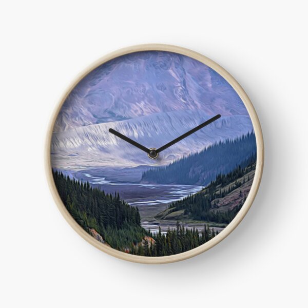 Item preview, mountain valley illustration designed and sold by CanadianWild418.